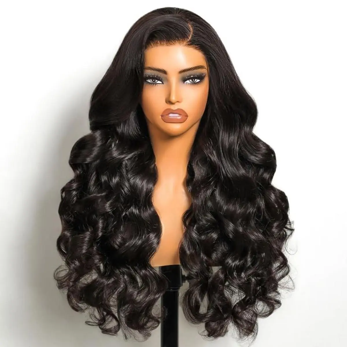 OQ HAIR 13x6 Glueless Wig With Draw-strings Pre Cut HD Lace Body Wave Wear Go Lace Frontal Wig For Women 220% Density Natural Hairline