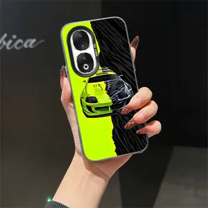 Green Sports Car Pattern Racing Car phone Suitable For Honor 90 5G Case is suitable For Honor 90 5G with PET Shock proof design perfect for popular