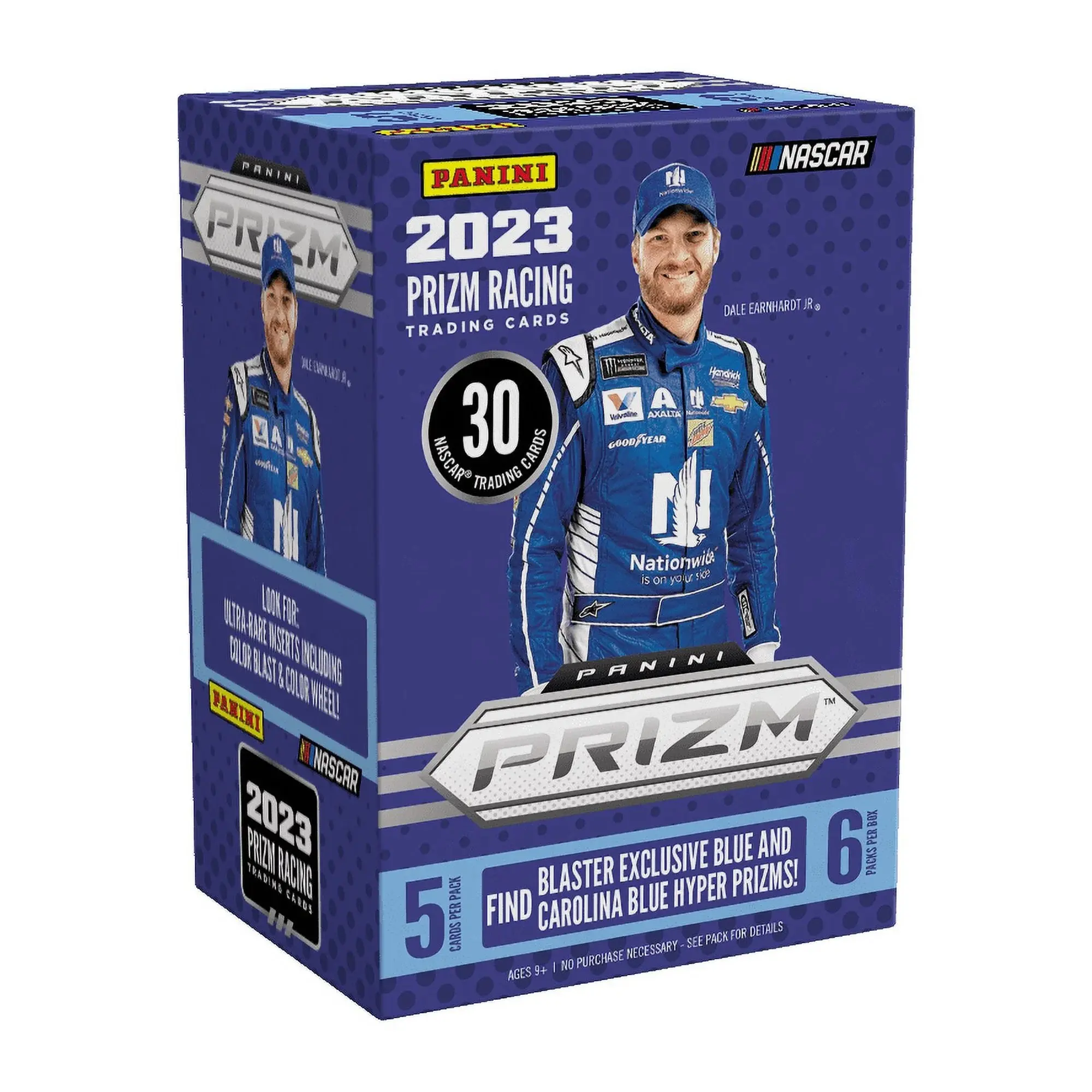 2023 Panini Prizm NASCAR Racing: Single Pack from Blaster Box, Officially Licensed NASCAR Trading Cards