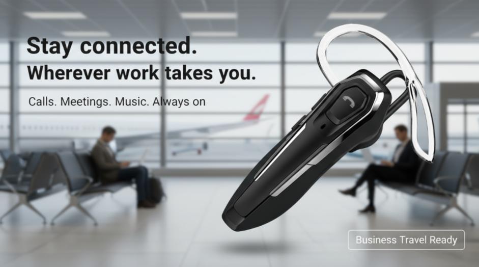 Noise-cancelling Bluetooth headphones for Office, Bluetooth 6.0 Headset, Multi-Device Connection, Fast Switching, AI Noise Cancelling Calls