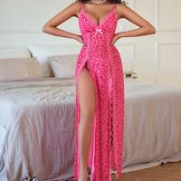 Rose Red Leopard Print