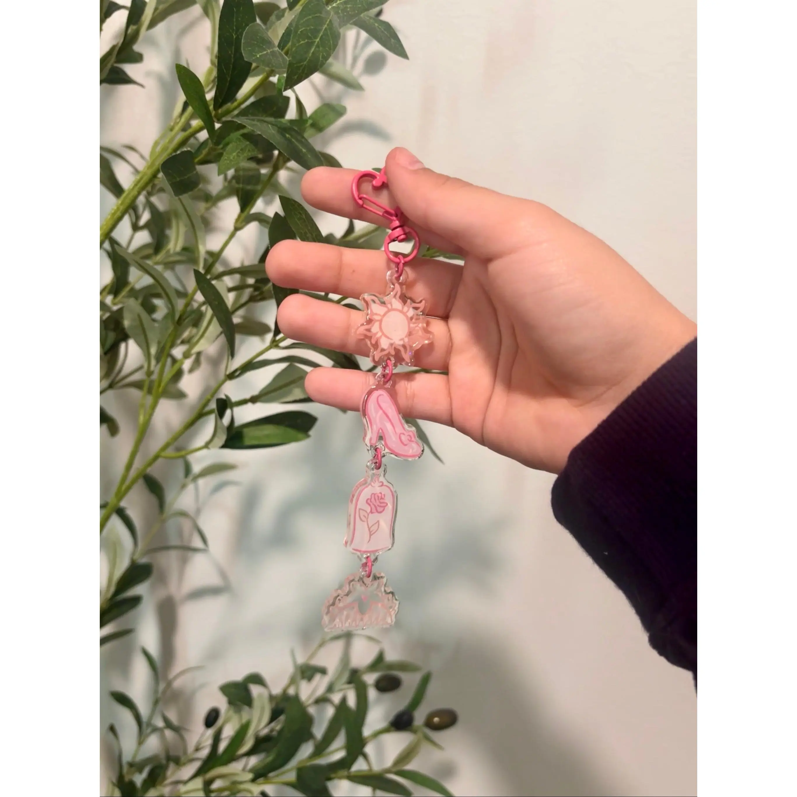 Preorder Princess Icon Cluster Acrylic Bag Charm