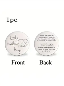 A stainless steel pocket hug, a commemorative party gift of love and comfort, suitable for him or her, Unique Birthday Gifts