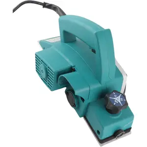 Electric handheld planer, 110V portable handheld woodworking planer for home furniture woodworking, electric tool, planing depth 1 millimeter