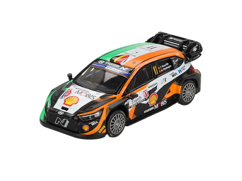 Hyundai i20 N Rally1 #11 2023 Rally Croatia Power Stage Winner (Mini GT) Diecast 1:64 Scale Model - TSM MGT00972