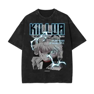 Killua Vintage Oversized T-Shirt  Hunter X Hunter