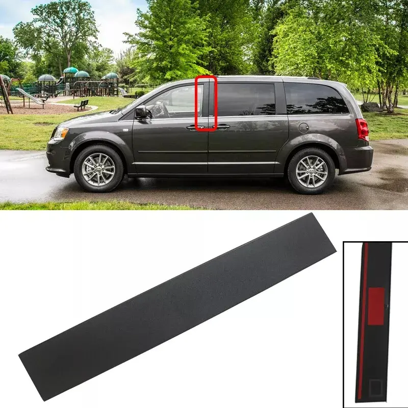 Front LH Driver Side Door Applique Pillar Trim for Dodge Grand Caravan Town Country, Chrome Automotive Vinyl Decal, Car Styling Exterior Sticker, Automotive Accessories, Car Styling Decals