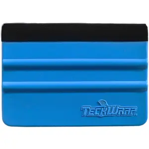 Plastic Felt Edge Squeegee 4 Inch For Car, Vinyl Scraper, Decal Applicator Tool 1 pcs (with Black Felt Edge)
