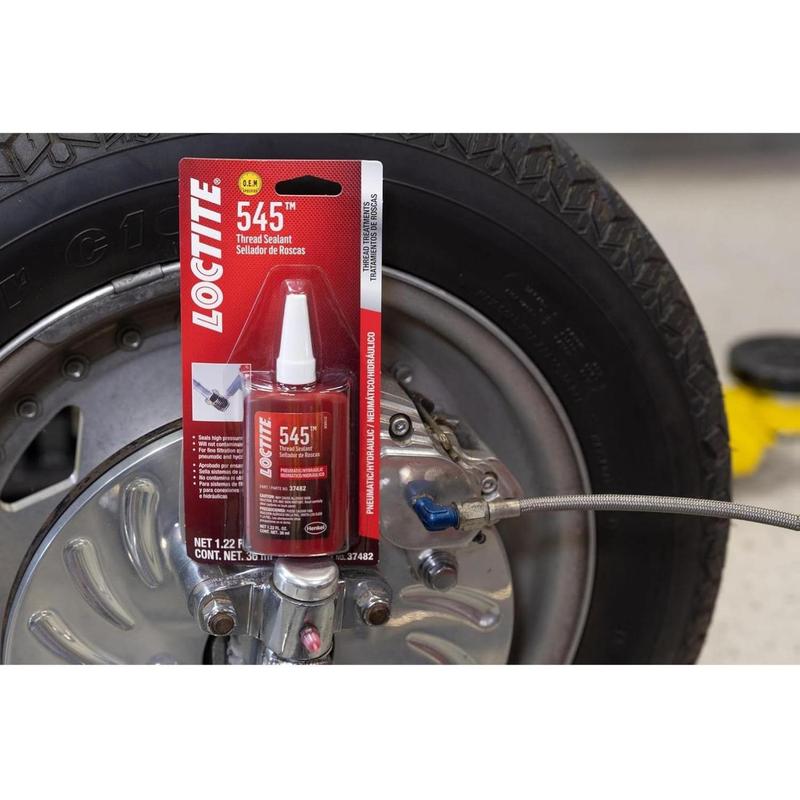 Loctite 545 Automotive Pneumatic/Hydraulic Pipe Thread Sealant Purple - High Lubricity, High Pressure, Solvent Resistance - 36 ml, 1 Pack