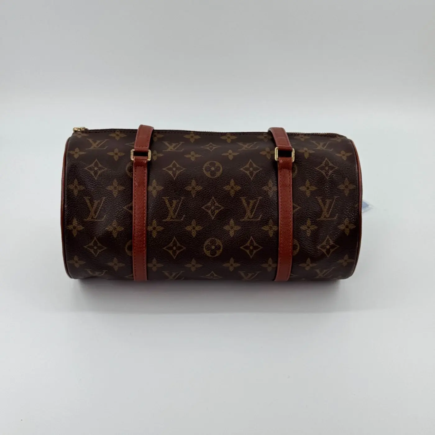 Pre-owned Louis Vuitton Canvas Shoulder Bags Papillon 30 Monogram Barrel Handbag With Pouch #8322350046996042
