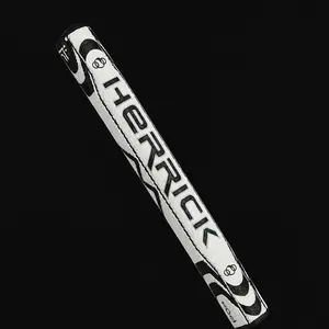 Herrick Anti-Slip Durable Golf Club Grips Black & White with Red Accents for Left-Handed Players All-Season Use High-Quality Sporty Design Perfect for Mid-Autumn Festival
