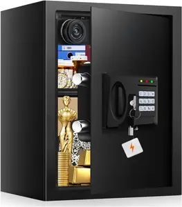 3.0 Cuft Large Fireproof Safe for ,  Safety Box Fireproof  with  Keypad and Spare , Anti- Digital  Safe for  Firearm  Valuables