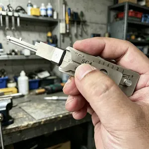 Multifunctional Hardware Tool, Easy-to-Carry Hand Measuring Tool for Furniture Daily Fixing (Digital Callipers Compatible)