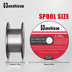 Gasless Welding Wire 0.8mm X 1 Roll 2lbs, Durable Heavy Duty Gas-Free Design for Reliable Performance, Ideal for Professional & DIY Applications