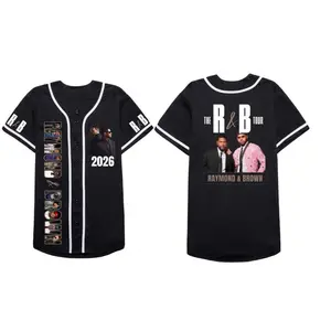 2026 Tour Inspired R&B Baseball Jersey, Raymond & Brown Tour 2026 Merch, Raymond R&B Concert Tee, Gift For Fan SS7