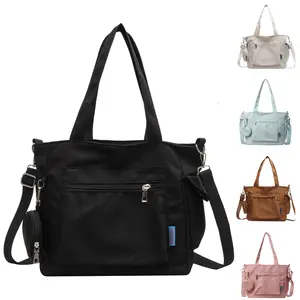 Women's Tote Bag Fashion Crossbody Handbag Large Capacity Travel Satchel Shoulder Crossbody Bags with Multiple Zipper Pocket