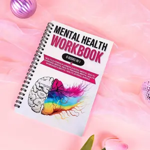 Mental Health Workbook: 6-in-1: Attachment Theory, Attachment Anxiety, Depression, Addictional Behaviors, Complex PTSD, Trauma, CBT Relaxation, EMDR and Body-Based Psychotherapy Notebook, Perfect Gift for National Nurses Week, Teacher's Day Gift, Mother's