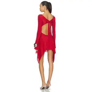 GUIZIO x REVOLVE Rose Dress in Red