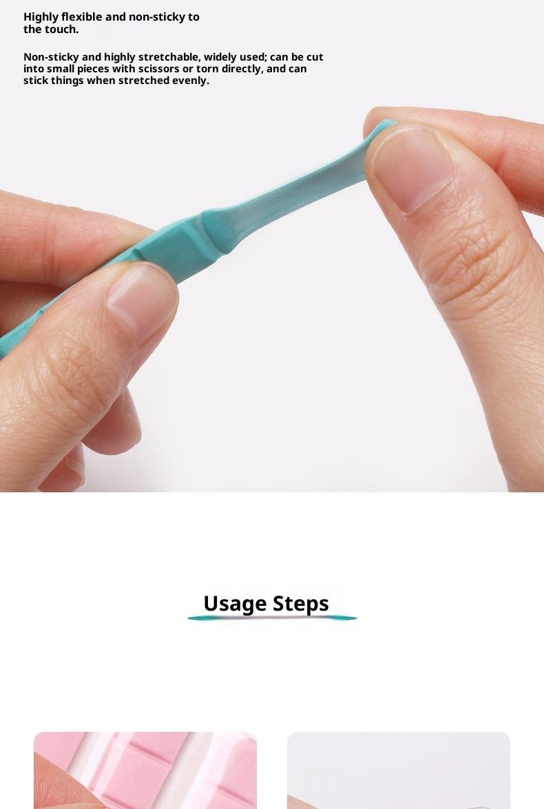 Nail practice tools 96 pieces/pack of clay nail plates, non marking putty, universal clay fixation builder gel brush trendy nail