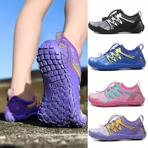 Kids Quick-Dry Water Shoes, Non-Slip Barefoot Aqua Socks for Boys & Girls, Lightweight Swim Beach Shoes for Pool, Hiking, Walking, Outdoor Sports, Multicolor Options