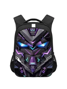 Cyberpunk Mechanical Print Large Capacity Backpack, Trendy Backpack, Multi-Pocket Outdoor Hiking Camping Sport Bag, Lightweight Casual Men's Shoulder Bag