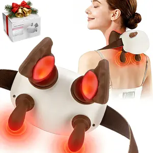 Bionic Hand Shoulder and Neck Massager, Electric Real Hands 4D Kneading Massage with Heat, Shiatsu Deep Tissue Relaxation for Shoulder Neck Back Waist Leg Thigh Calf Muscle, Christmas Gifts for Family Friends