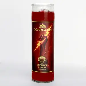 Domination Candle – Veladora Aromática DOMINACIÓN (Purple Wax)