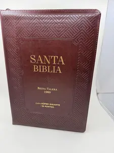 Bible with Super Giant Letter Closure 19 Points RVR.1960 Classic Brown Index is Spanish