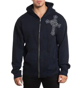 Affliction Men's Zip-Up Hoodie Seeker