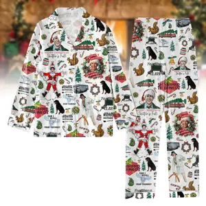 Christmas Pajamas Set, National Christmas Vacation Pajamas, Griswold Family Xmas Pajamas, You Serious Clark Pj Set