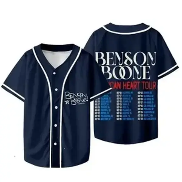 Baseball Jersey Benson Retro 2025 Quick-Dry Lightweight