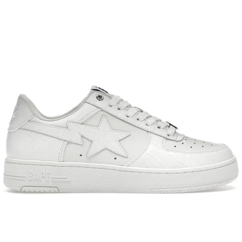 BAPE Men's A Bathing Ape Bape Sta #3 White Basketball Shoes, from StockX