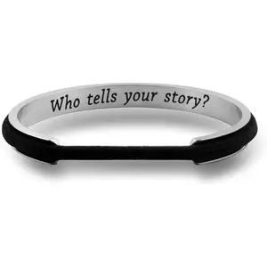 Musical Gifts Who Tells Your Story Quote Hair Tie Cuff Bracelet Musical Fan  Theater Lyrics