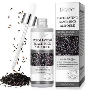 ikzee Fermented Rice Exfoliating Essence: A rice-based exfoliating formula designed to brighten and hydrate the skin. This gentle exfoliator is suitable for all skin types and helps reveal a healthy, radiant glow.