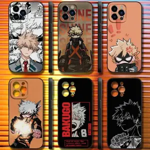 Katsuki Bakugo Hero A-Academia Phone Case Compatible with for iPhone 17, 16, 15, 14, 13, 12, 11, X & Samsung Galaxy