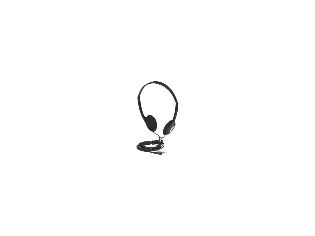 Manhattan 177481 Stereo Headphones with Adjustable Headband Black