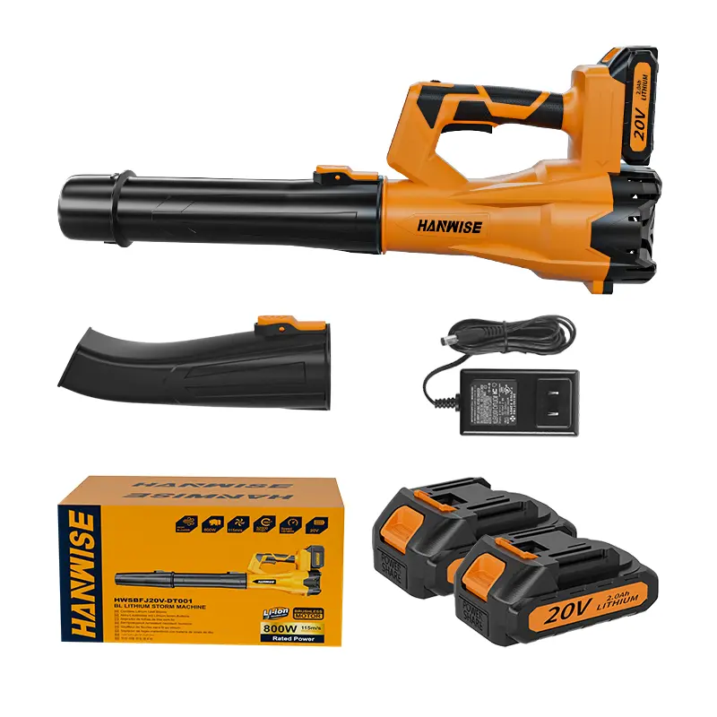 Cordless Electric Leaf Blower, Battery-Powered Garden Tool with 6-Speed Mode, Lightweight Design, Extended Nozzle, Ergonomic Anti-Slip Handle for Leaf, Dust Clearing