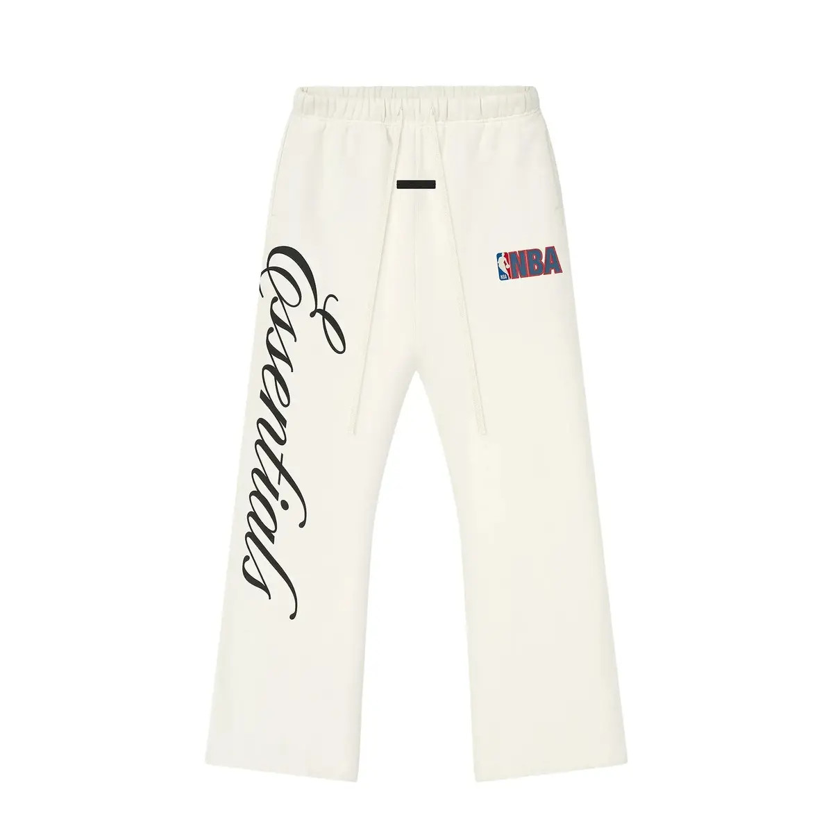 Fear of God Essentials NBA Flare Sweatpant Cream White Men's Fashion Pants New