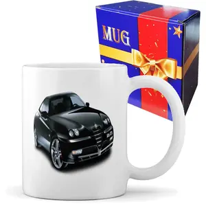 Car Mug, Funny Car Coffee Mug with Gift Box, Personalized Ceramic Mug, Gift for Car Lover, Car Enthusiast, Coffee Cup, Drinkware for Home & Office, Washable