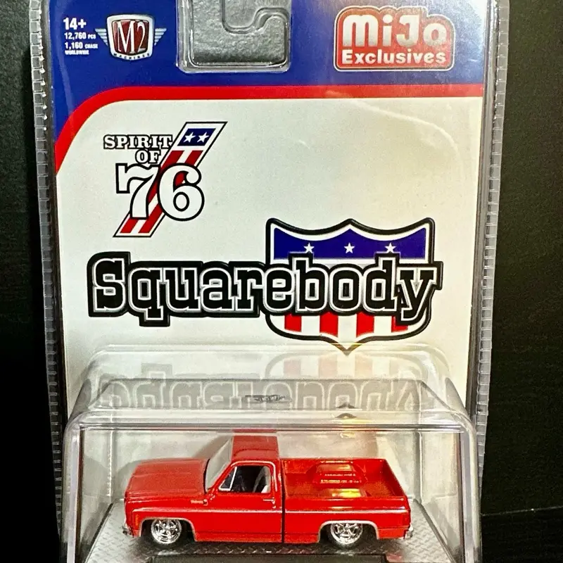 M2 Machines Square Body 1976 Chevrolet Silverado Bonanza-10 "Spirit of '76" Mijo Exclusive Limited Edition Diecast Vehicle