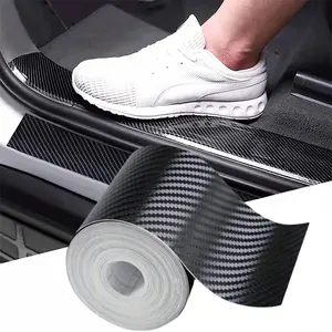 300cm 3D Carbon Fiber Vinyl Tape, Car Window and Door Decoration Protection, Car Vehicle Decoration, Scratch-Resistant, Ideal DIY Project
