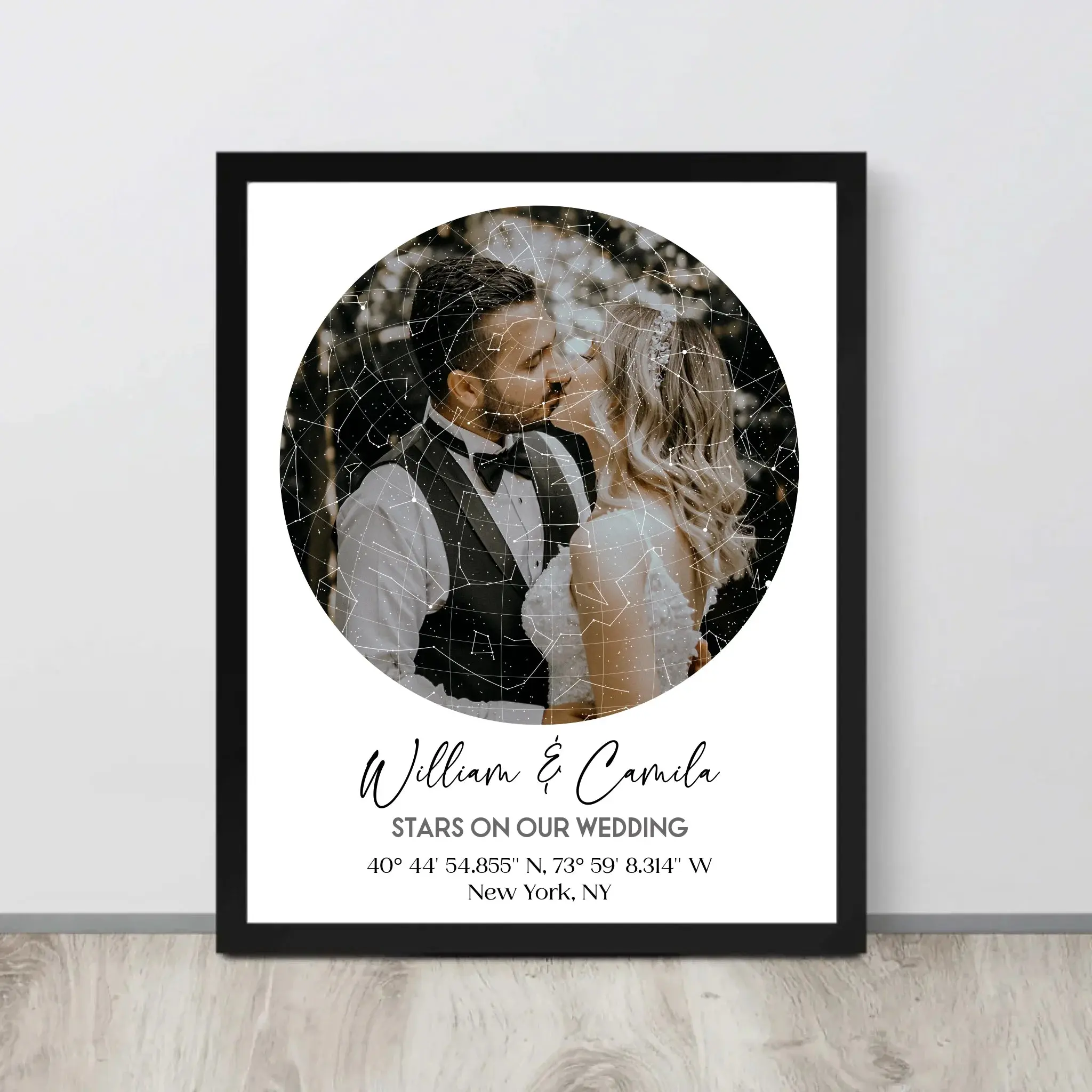 Custom Wedding Star Map