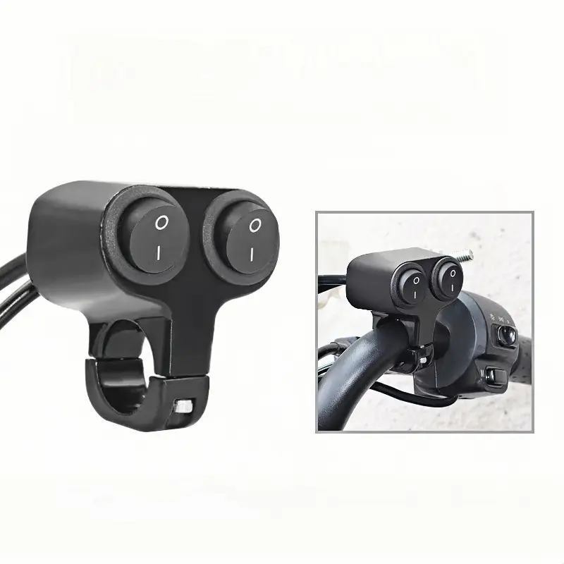 motorcycle handlebar Universal Motorcycle Handlebar, Ape Hanger & Half-Waffle Grips, Dual Control Handlebar Switch, Control Cable Spare Parts, Motorbike Replacement Mod Accessories battery monitor knob cover