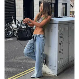 Worn In Energy Wide Leg Denim Jeans