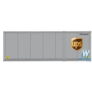Walthers SceneMaster 949-8601 28' Container with Chassis 2-Pack - Assembled -- United Parcel Service, HO