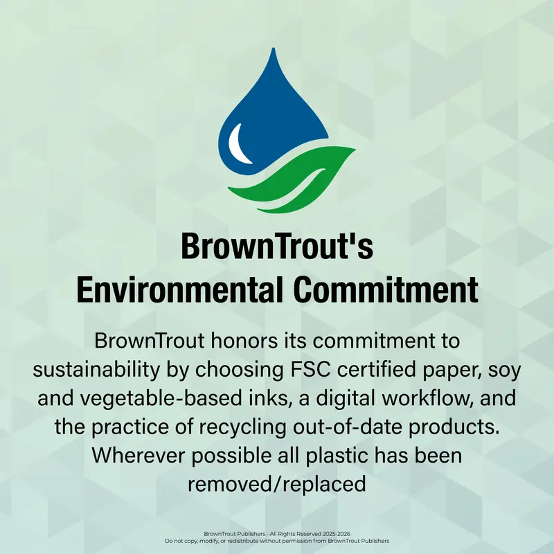 Waterfalls | 2026 12 x 24 Inch (Hanging) Monthly Square Wall Calendar | Plastic-Free | BrownTrout | Nature Rivers Lakes 7