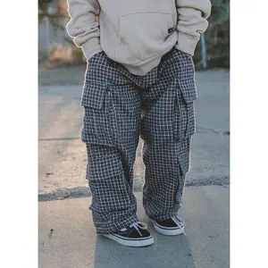 Plaid Flannel Cozy Cargos