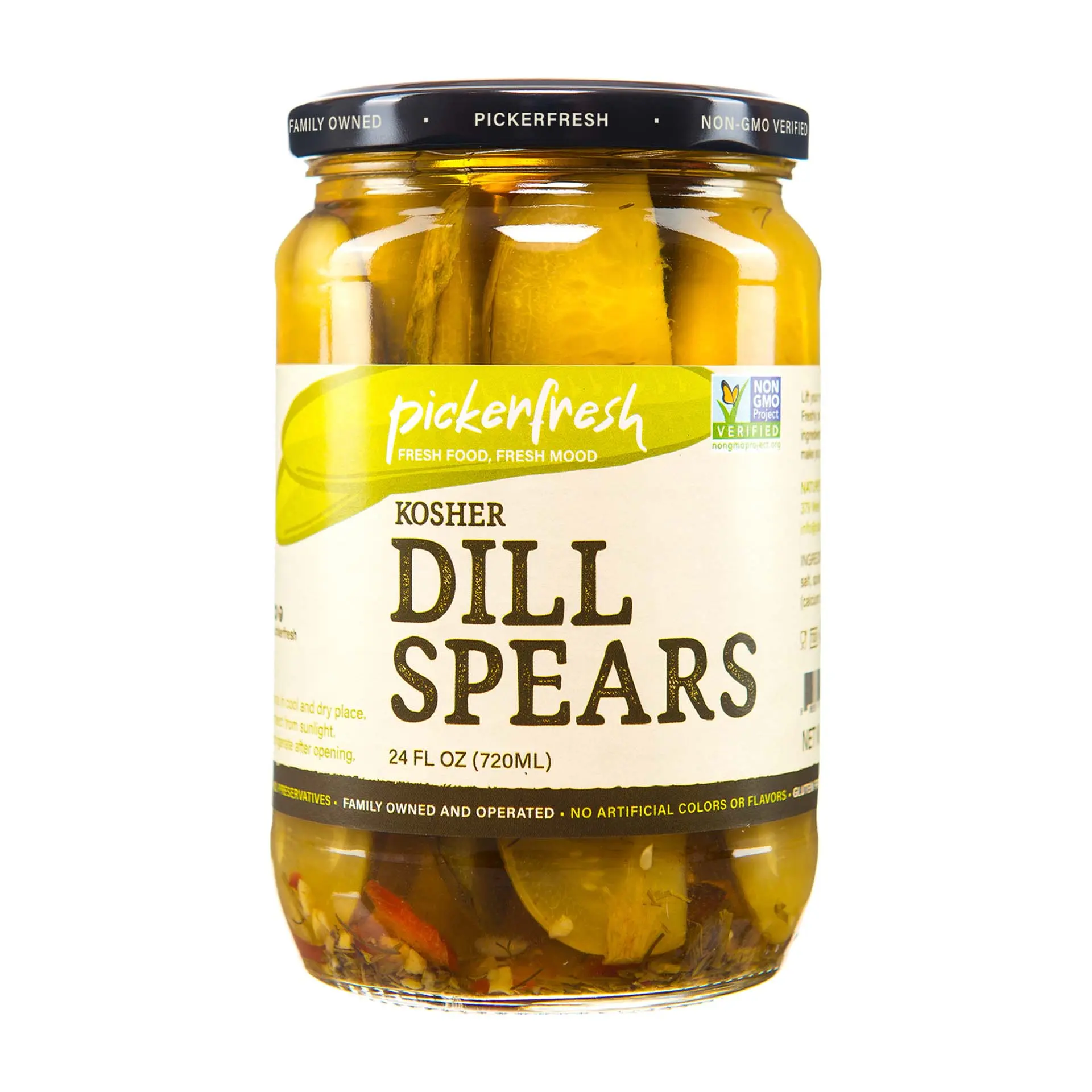 PickerfreshKosher Dill Spears - 24 Oz - Yummy, Crunky, Salty!