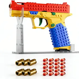 BAZILBAZOS Tactical DIY Building Block Handle Set – Multiplayer Strategy Collaborative Toy for Outdoor Team Activities & Festival Gift Essential