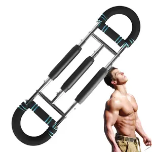 Twister Arm Trainer, Adjustable Power Twister Bar, Chest Workout Equipment for Men, Portable Upper Body Workout Machine, Detachable Spring Resistance Home Fitness Equipment